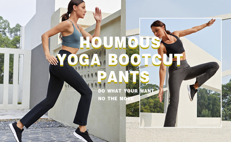Practicing yoga requires wearing comfortable yoga bootcut pants