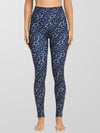 Fashion Blue Print Stretch Gym Yoga Leggings Pants Women
