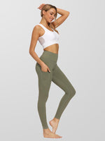 Houmous Women's 4 Out Pockets Buttery Soft High Waisted Full-Length Yoga Pants