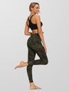 Houmous Women's High Waisted Pattern Yoga Pants 7/8 Length Leggings