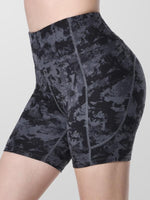 Houmous Women's 8''5''2'' Inseam High Waist Biker Yoga Shorts with 4 Out Pockets