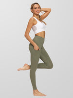 Houmous Women's 4 Out Pockets Buttery Soft High Waisted Full-Length Yoga Pants