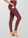 Houmous Women's 4 Out Pockets Buttery Soft High Waisted Full-Length Yoga Pants