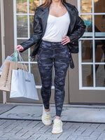 Houmous Women's Buttery Soft Printed Leggings High Waisted Full-Length Yoga Pants