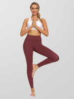 Houmous Women's 4 Out Pockets Buttery Soft High Waisted Full-Length Yoga Pants