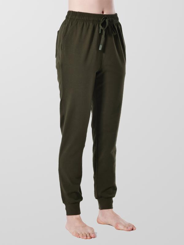 Houmous Women's Drawstring Jogger Pants with Zipper Pockets