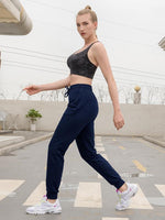Houmous Women's Drawstring Jogger Pants with Zipper Pockets