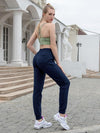 Houmous Women's Drawstring Jogger Pants with Zipper Pockets