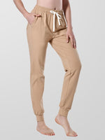 Houmous Women's Drawstring Jogger Pants with Zipper Pockets
