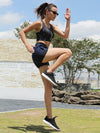 Houmous Women's Quick-Dry Running Short Liner 2 in 1 Sport Yoga Short Out Pocket