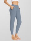 High Waisted Casual Lightweight Cropped Jogger Pants with Pocket