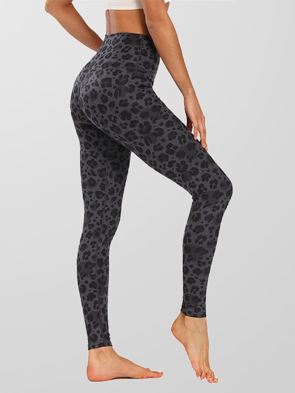 Houmous Women's Buttery Soft Printed Leggings High Waisted Full-Length Yoga Pants