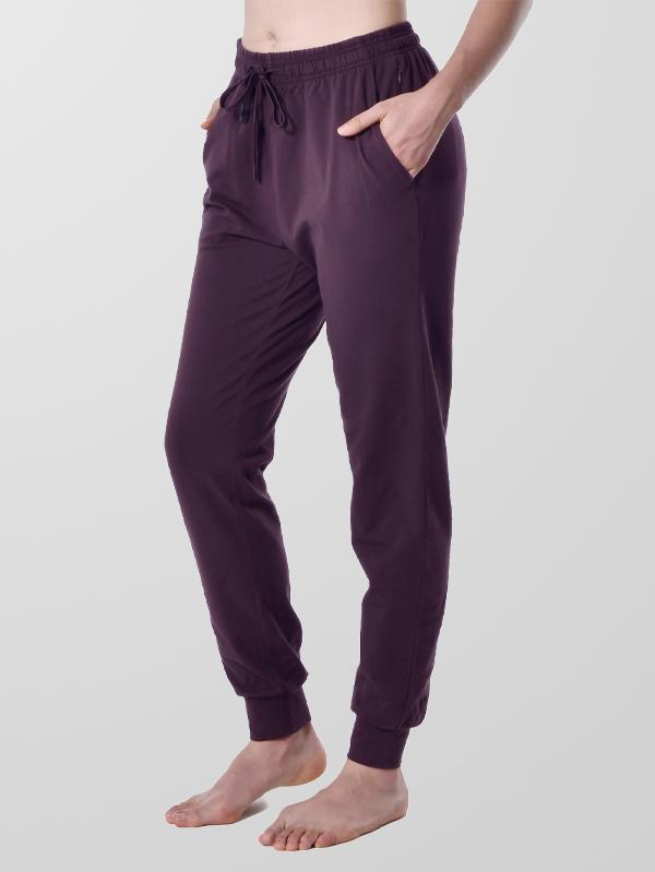 Houmous Women's Drawstring Jogger Pants with Zipper Pockets