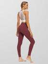 Houmous Women's 4 Out Pockets Buttery Soft High Waisted Full-Length Yoga Pants