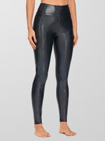 Houmous Women's Shiny Leggings with Unique Flash Sequins Full-Length Yoga Pants