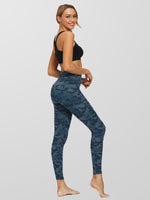 Houmous Women's High Waisted Pattern Yoga Pants 7/8 Length Leggings