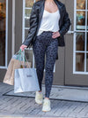 Houmous Women's Buttery Soft Printed Leggings High Waisted Full-Length Yoga Pants