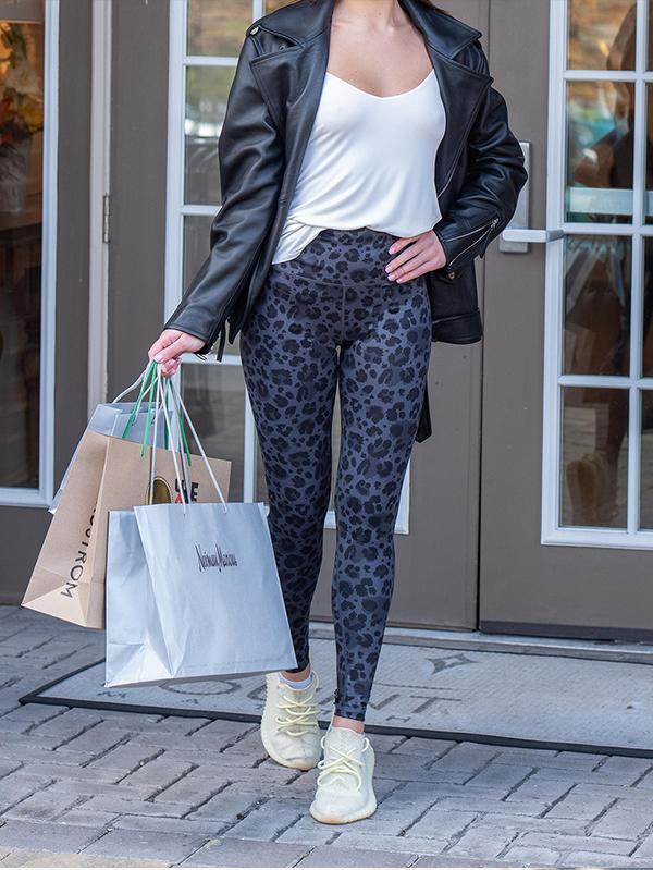 Houmous Women's Buttery Soft Printed Leggings High Waisted Full-Length Yoga Pants