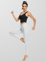 High Waist Soft Workout Running Active Pattern Yoga Leggings Women