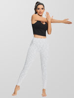 High Waist Soft Workout Running Active Pattern Yoga Leggings Women