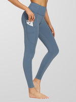 Houmous Women's 4 Out Pockets Buttery Soft High Waisted Full-Length Yoga Pants