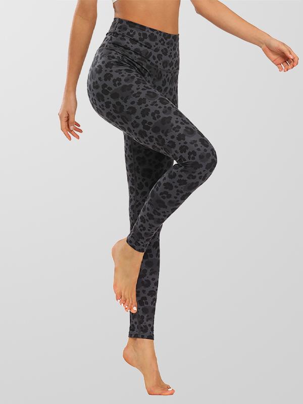 Houmous Women's Buttery Soft Printed Leggings High Waisted Full-Length Yoga Pants