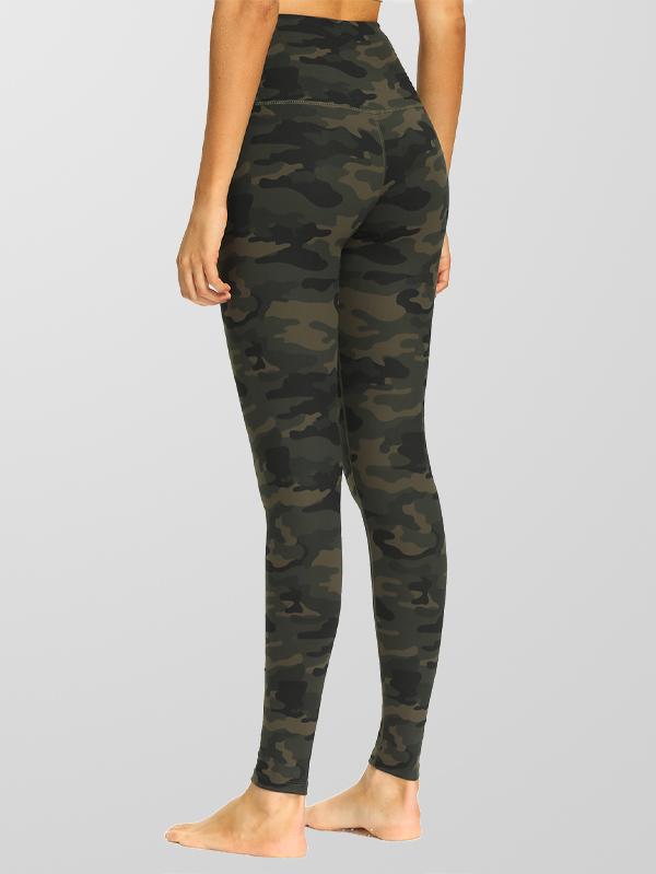 Houmous Women's Buttery Soft Printed Leggings High Waisted Full-Length Yoga Pants