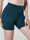Houmous Women's 8''5''2'' Inseam High Waist Biker Yoga Shorts with 4 Out Pockets