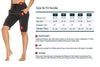 Houmous Women Black Loose Yoga Shorts With Pocket Athletic Gym Shorts