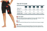 Houmous Women Black Loose Yoga Shorts With Pocket Athletic Gym Shorts