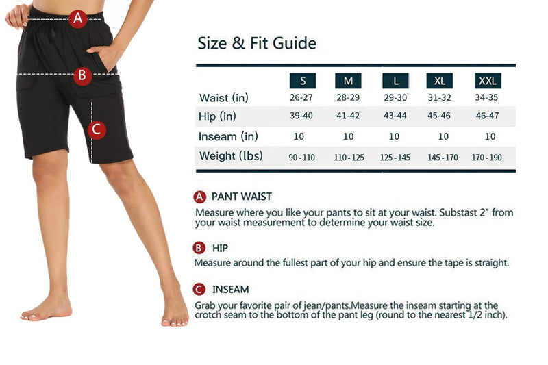 Houmous Women Black Loose Yoga Shorts With Pocket Athletic Gym Shorts