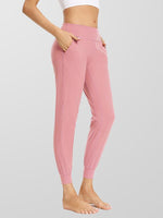 Womens crop high waisted baggy sweatpants legging yoga pants