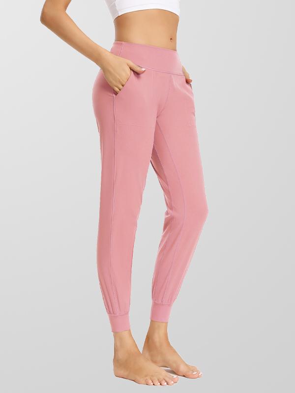Womens crop high waisted baggy sweatpants legging yoga pants