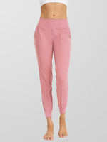Womens crop high waisted baggy sweatpants legging yoga pants
