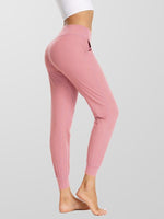 Womens crop high waisted baggy sweatpants legging yoga pants