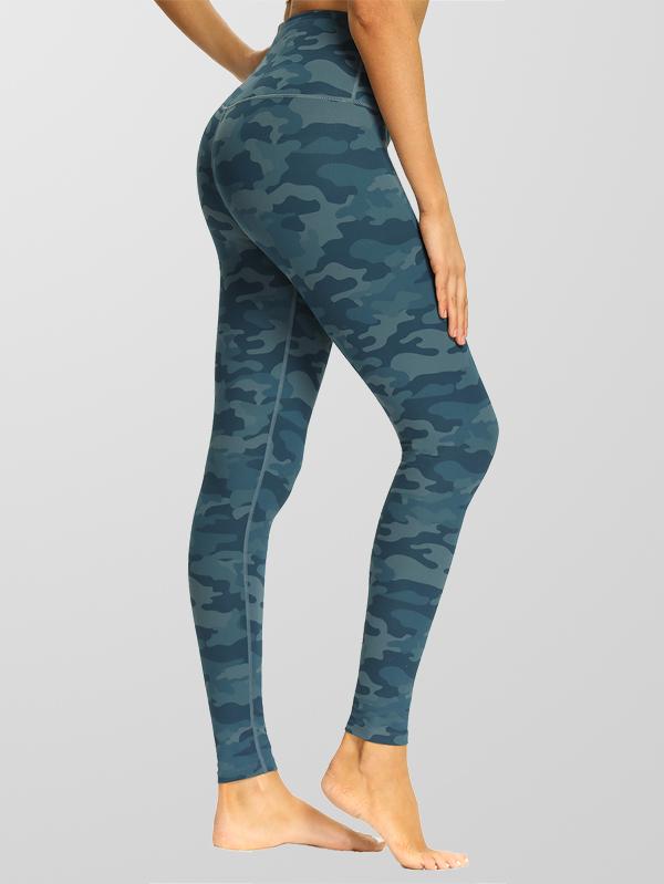 Houmous Women's Buttery Soft Printed Leggings High Waisted Full-Length Yoga Pants