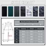 Women's Grey 8''5''2'' Inseam High Waist Biker Yoga Shorts with 4 Out Pockets (Grey)