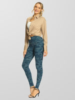 Houmous Women's Buttery Soft Printed Leggings High Waisted Full-Length Yoga Pants