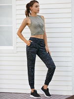 High Quality Womens Casual Crop Jogger Lounge Pants with Pockets
