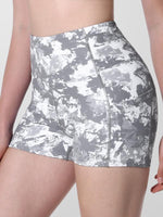 Houmous Women's 8''5''2'' Inseam High Waist Biker Yoga Shorts with 4 Out Pockets